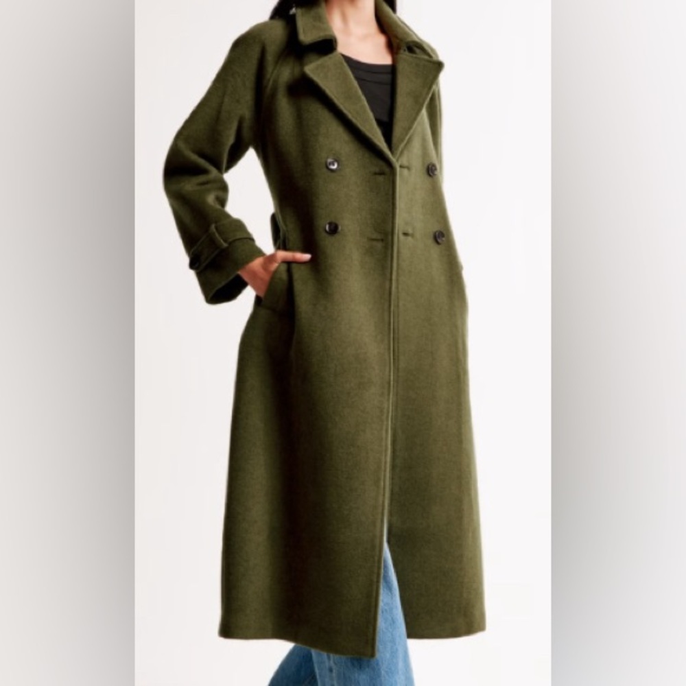 Banana Republic Olive Knit Button Sweater Large